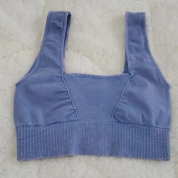 Free People Good Karma Bra Light Blue - Picture 5 of 8